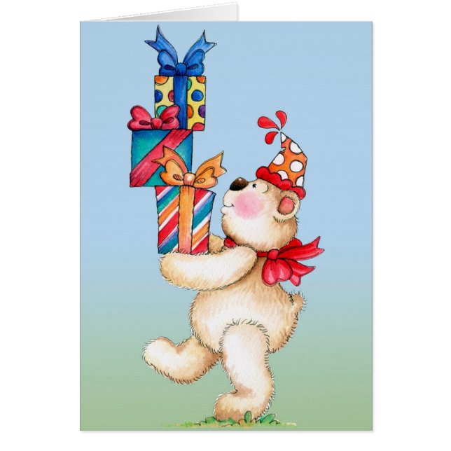 Regalos de cumpleaños - Tarjeta de saludo (Frente)