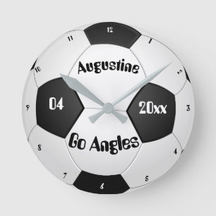 Regalos de fútbol personalizados para reloj de niñ