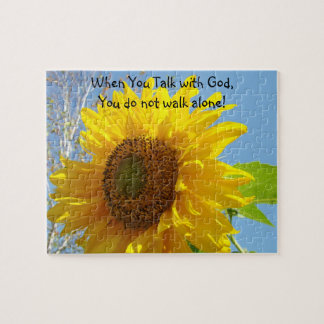 Regalos de hermandad Rompecabezas de girasol Habla