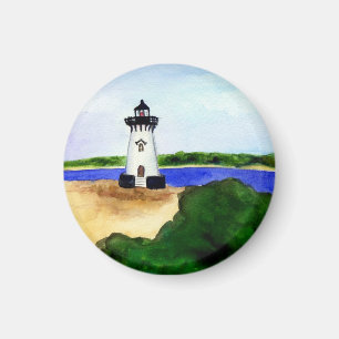 Regalos de imanes del faro de Edgartown Harbour