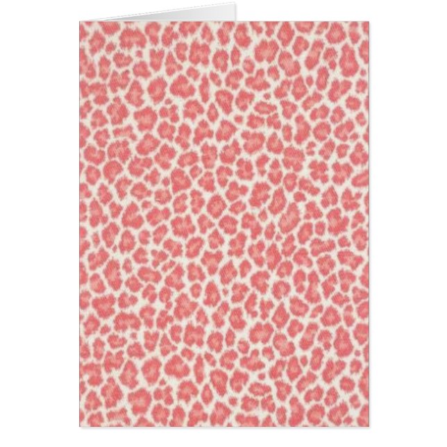 Regalos de impresión de leopardo rosa y crema (Frente)