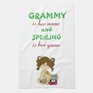 Regalos de la abuela de la toalla de cocina de