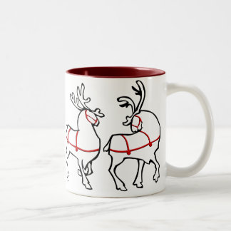 Regalos de la Copa Coffee de Reindeer Mug Navidade
