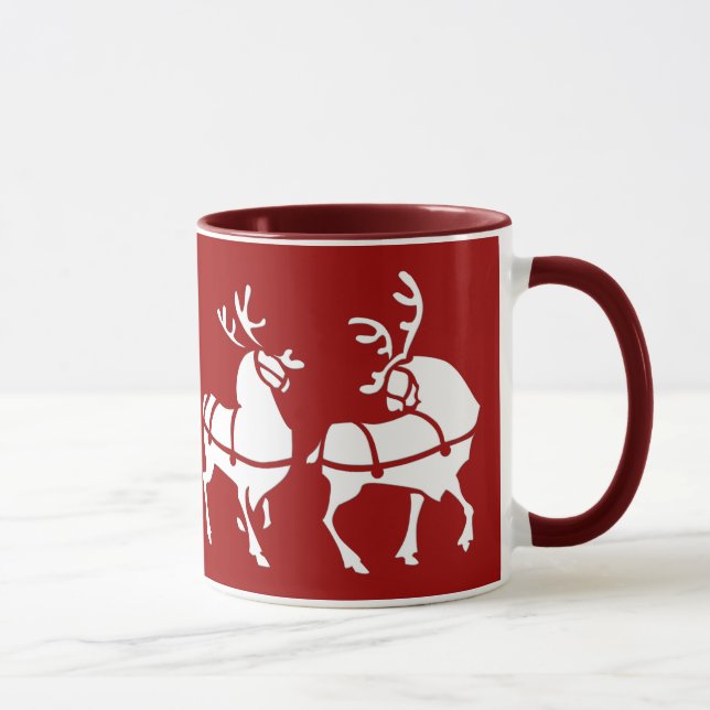 Regalos de la Copa Coffee de Reindeer Mug Navidade (Derecha)
