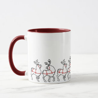 Regalos de la Copa Coffee de Reindeer Mug Navidade