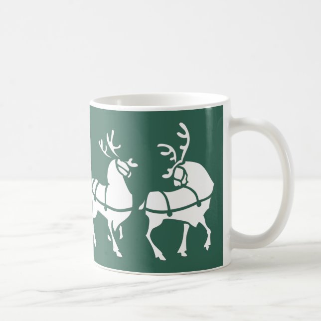 Regalos de la Copa Coffee de Reindeer Mug Navidade (Derecha)