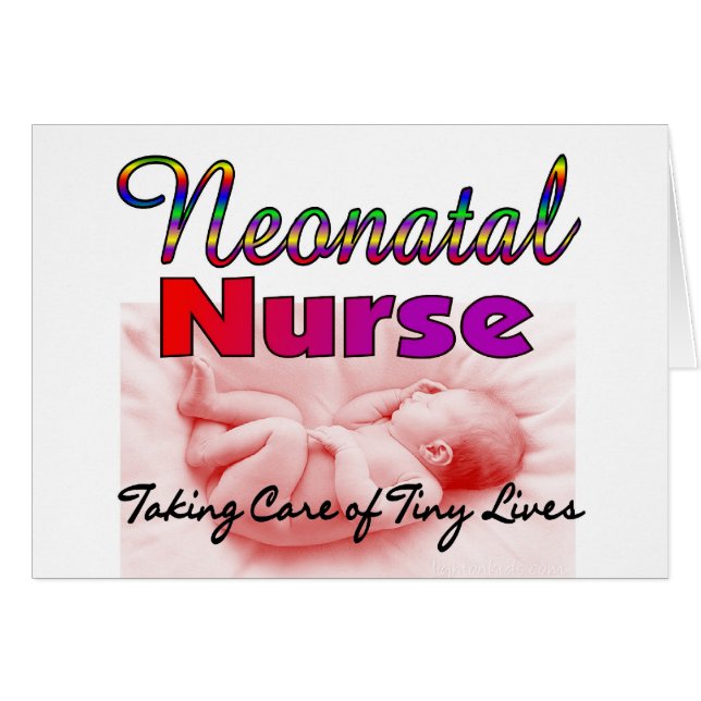 Regalos de la enfermera de Neonatal/NICU (Anverso (Horizontal))