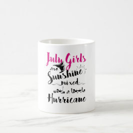 Regalos de las tazas de los chicas de julio para