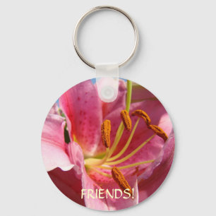 Regalos de llavero de FRIENDS Lirios de Calla rosa