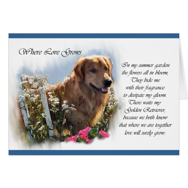 Regalos de los amantes del Golden Retriever (Anverso (Horizontal))