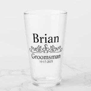 Regalos de los Groomsmen personalizados, zumo de P