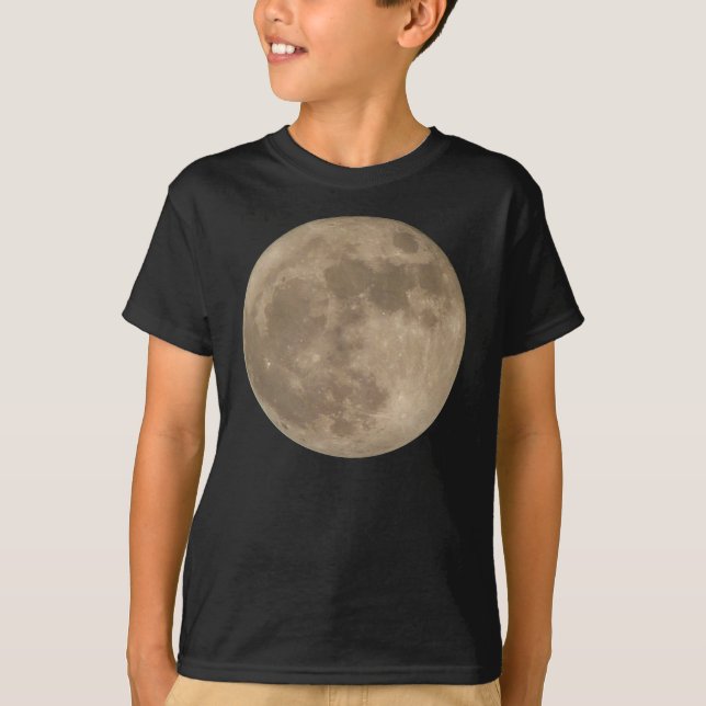 Regalos de luna de niño con camiseta de luna llena (Anverso)