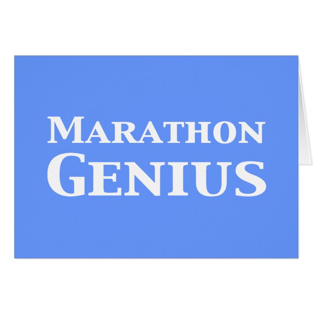 Regalos de Marathon Genius (Anverso (Horizontal))