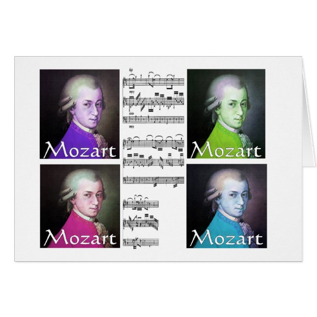 Regalos de Mozart Lovers (Anverso (Horizontal))