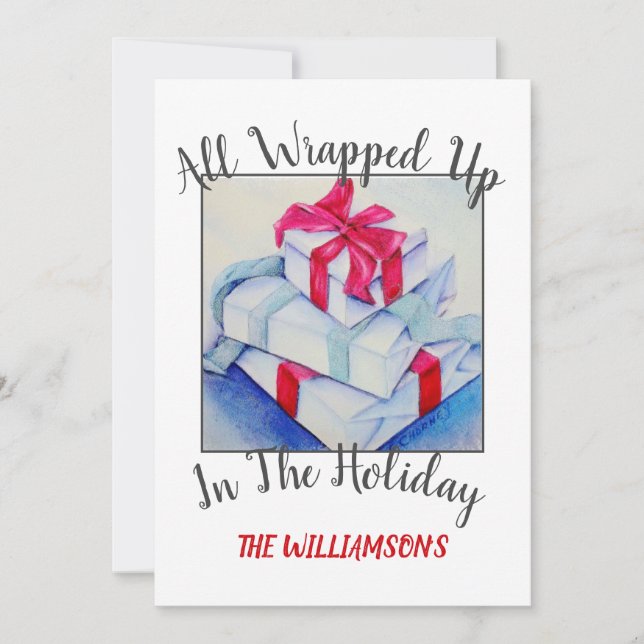 Regalos de Navidad con foto (Anverso)