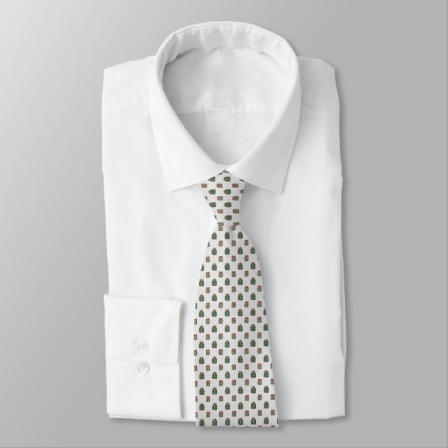Regalos de Navidad - Corbata personalizada verde y (Atado)