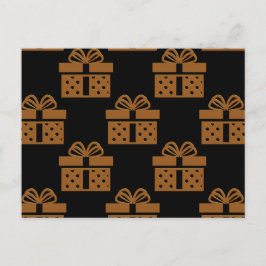 Regalos de Navidad de oro sobre negro