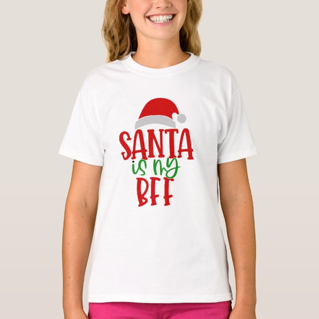 Regalos de navidad | Papá Noel es mi camiseta de B (Anverso)