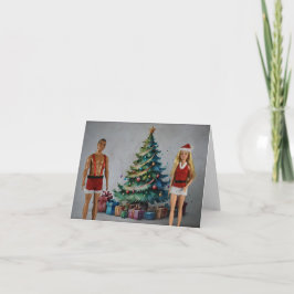 regalos de Navidad. Tarjeta de navidad