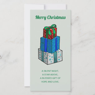 Regalos de Navidad y una noche silenciosa