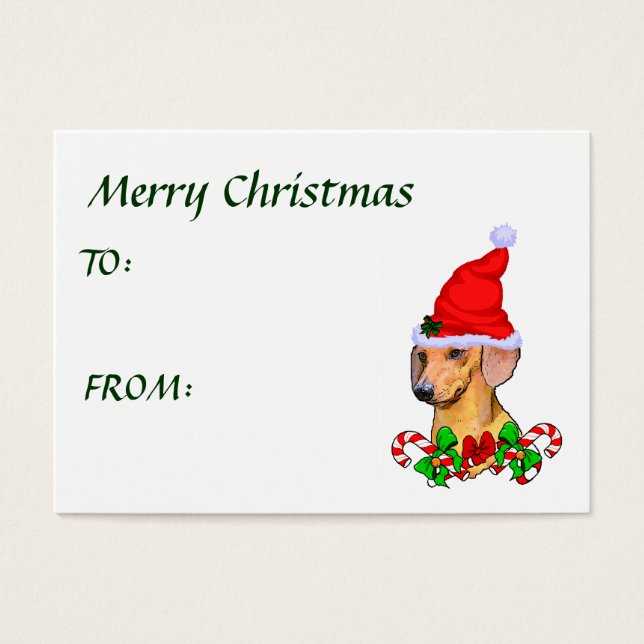 Regalos de Navidades de Dachshund (Frente)