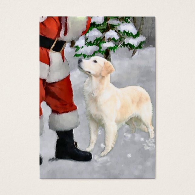 Regalos de Navidades de Golden Retriever (Frente)