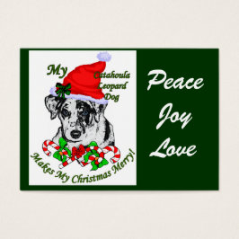 Regalos de Navidades de perro leopardo de Catahoul