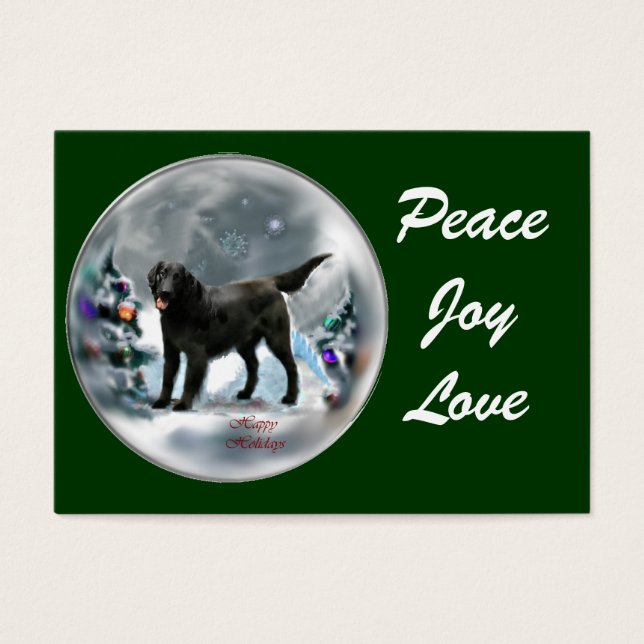 Regalos de Navidades de recuperadores planos (Frente)