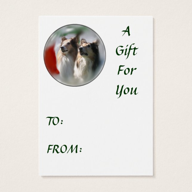 Regalos de Navidades de Sable Rough Collie (Atrás)