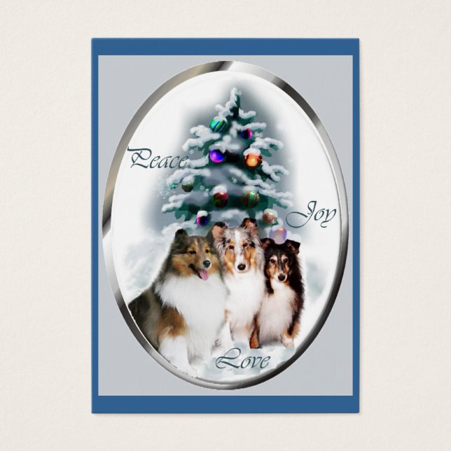 Regalos de Navidades de Sheepdog de Shetland (Frente)