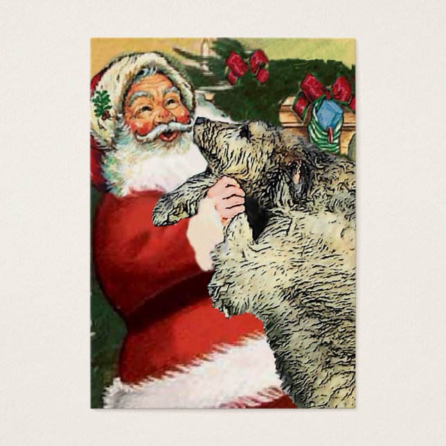 Regalos de Navidades de Wolfhound de Irlanda (Frente)