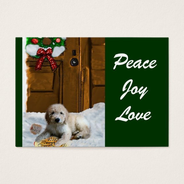 Regalos de Navidades Goldendoodle (Frente)