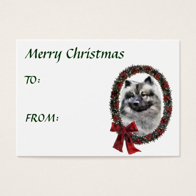 Regalos de Navidades Keeshond (Frente)