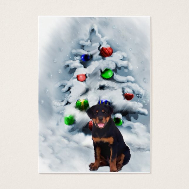 Regalos de Navidades Rottweiler (Frente)