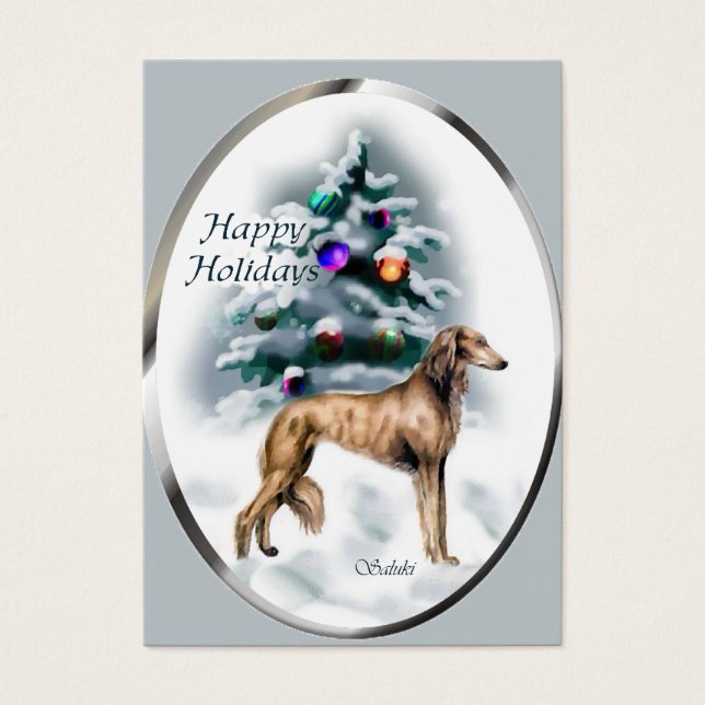 Regalos de Navidades Saluki (Frente)
