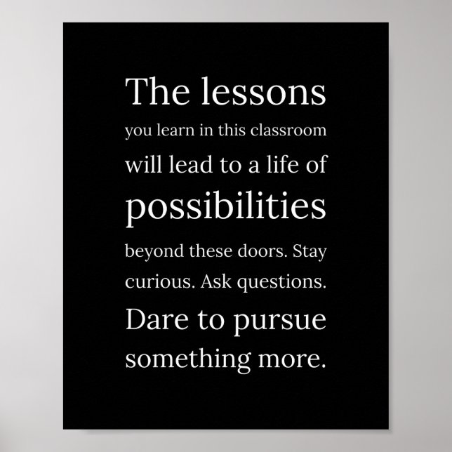 Regalos de obras de arte para citas de profesores  (Frente)