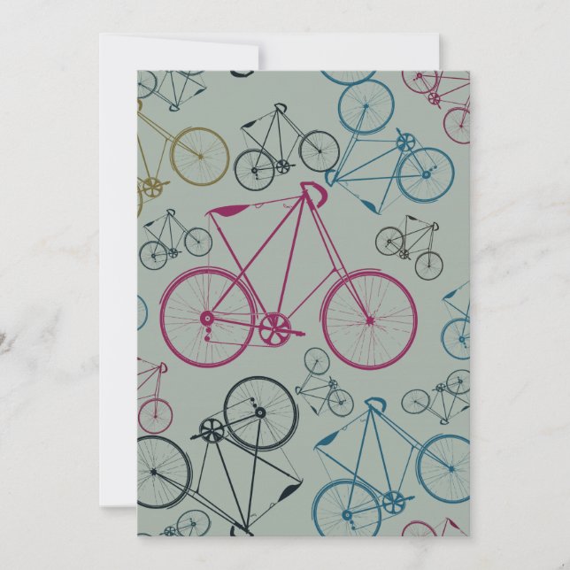 Regalos de patrones de bicicletas de época para ci (Anverso)