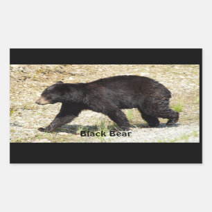 Regalos de Pegatinas de vida salvaje Yukon Black B