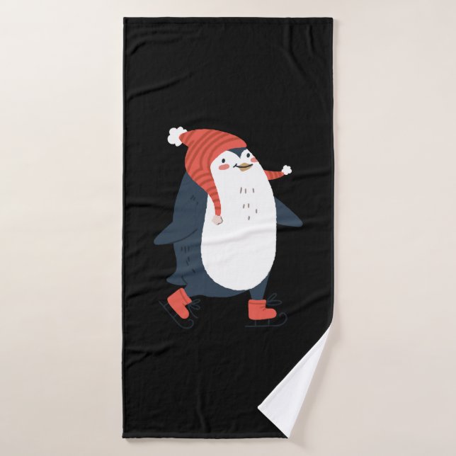 Regalos de pingüino animal de los navidades (Toalla de baño)