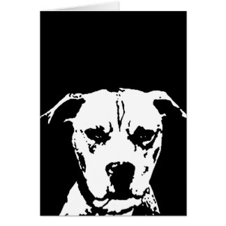 Regalos de Pitbull - tarjeta