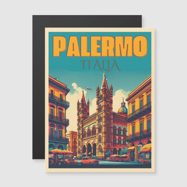 Regalos de recuerdo de Palermo sicily italiano (Anverso/Reverso)