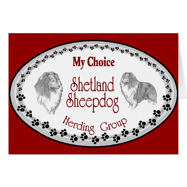 Regalos de Shetland Sheepdog Sheltie (Anverso (Horizontal))