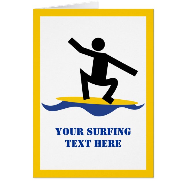 Regalos de surf en su personalizado de tablas de s (Frente)