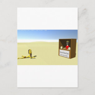 Regalos de tarjetas de tazas de té divertidas Sand