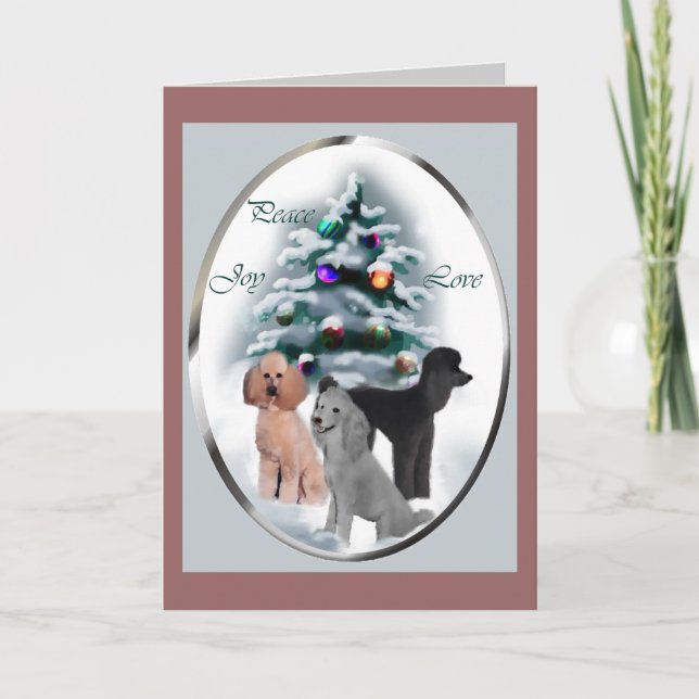 Regalos de tarjetas para Navidades de podales (Anverso)