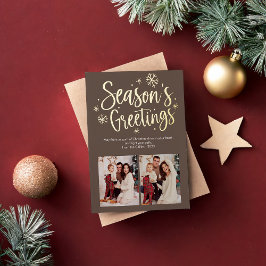 Regalos de temporada moderna Tarjeta de vacaciones