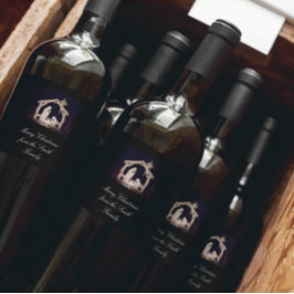 Regalos de vacaciones/bodas Etiqueta de vino de Na