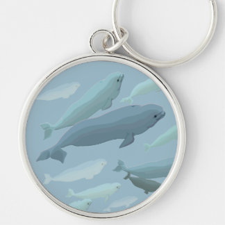 Regalos del arte de la ballena del llavero de la