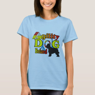 Regalos del camisetas de la agilidad de Briard