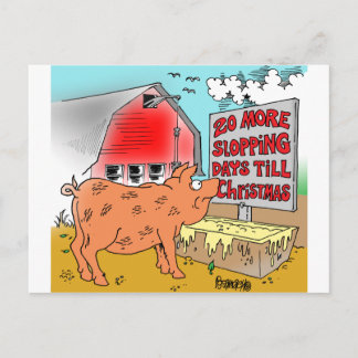 REGALOS DEL CERDO/DEL DIBUJO ANIMADO DEL NAVIDAD